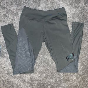 Green Puma leggings